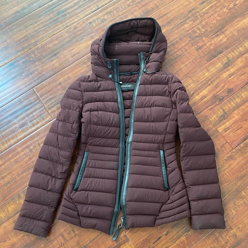 Mackage XS light down jacket burgundy